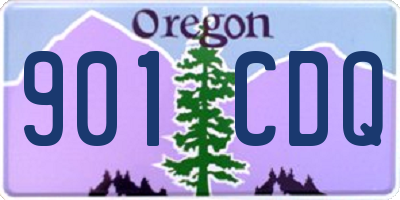 OR license plate 901CDQ