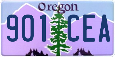 OR license plate 901CEA