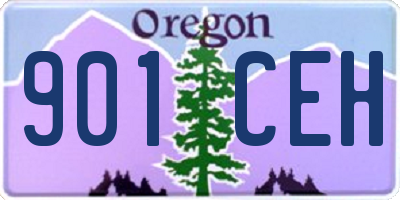 OR license plate 901CEH