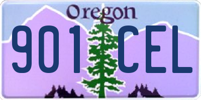 OR license plate 901CEL
