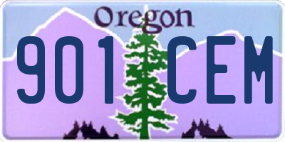 OR license plate 901CEM