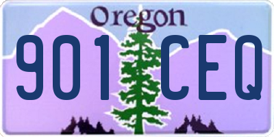 OR license plate 901CEQ