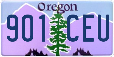 OR license plate 901CEU