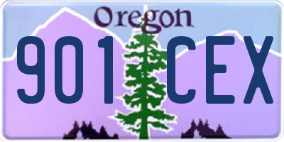 OR license plate 901CEX