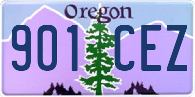 OR license plate 901CEZ