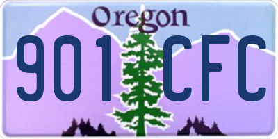 OR license plate 901CFC