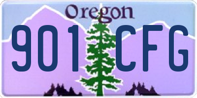 OR license plate 901CFG