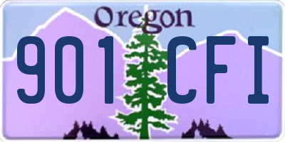 OR license plate 901CFI
