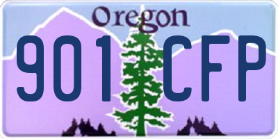 OR license plate 901CFP