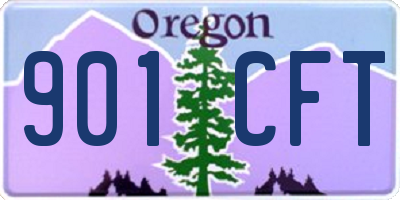 OR license plate 901CFT