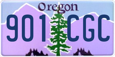 OR license plate 901CGC
