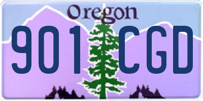 OR license plate 901CGD