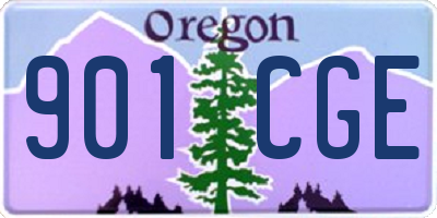 OR license plate 901CGE