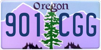 OR license plate 901CGG