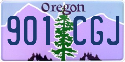 OR license plate 901CGJ