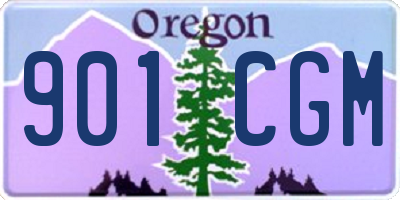 OR license plate 901CGM