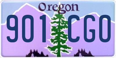 OR license plate 901CGO