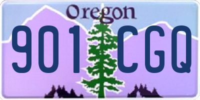 OR license plate 901CGQ