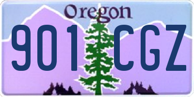 OR license plate 901CGZ