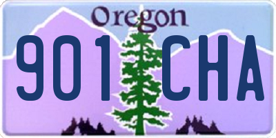 OR license plate 901CHA