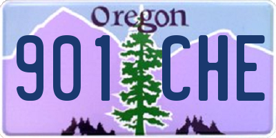 OR license plate 901CHE