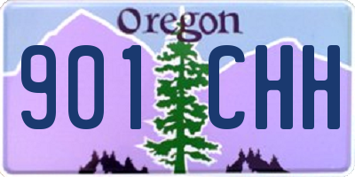 OR license plate 901CHH