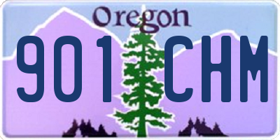 OR license plate 901CHM