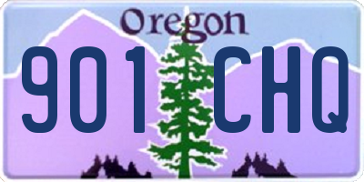 OR license plate 901CHQ
