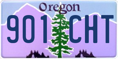 OR license plate 901CHT