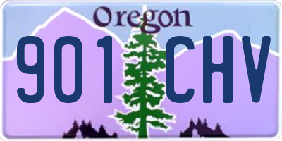 OR license plate 901CHV