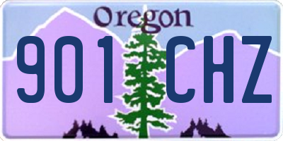 OR license plate 901CHZ