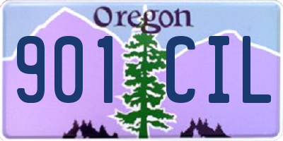 OR license plate 901CIL
