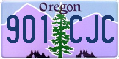 OR license plate 901CJC