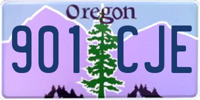 OR license plate 901CJE