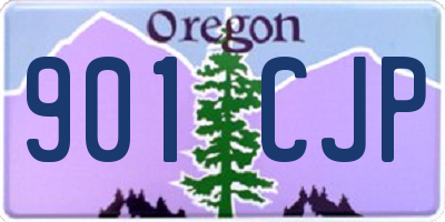 OR license plate 901CJP