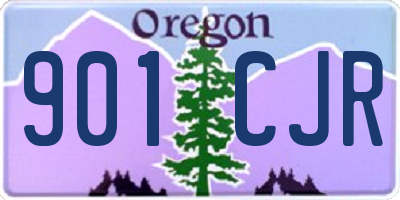 OR license plate 901CJR