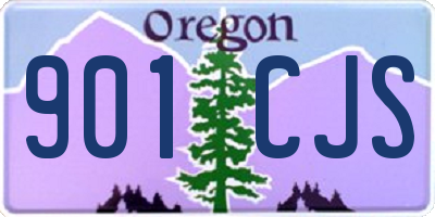OR license plate 901CJS