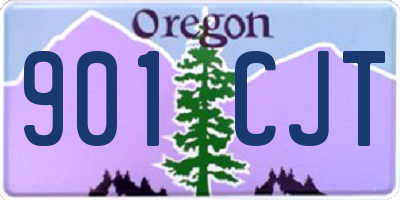 OR license plate 901CJT