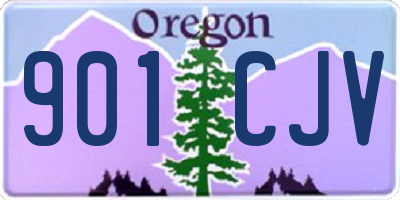 OR license plate 901CJV