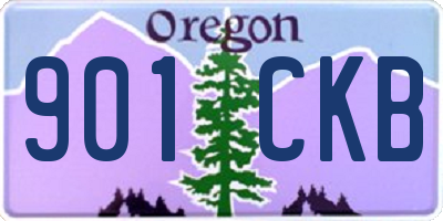 OR license plate 901CKB