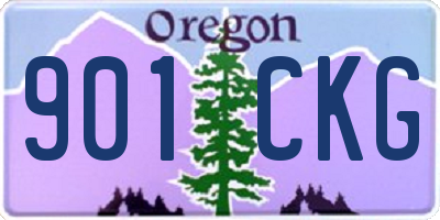 OR license plate 901CKG