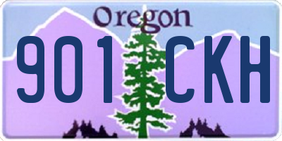 OR license plate 901CKH