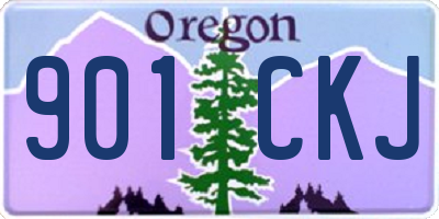 OR license plate 901CKJ