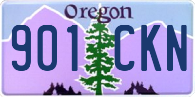 OR license plate 901CKN