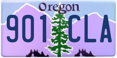 OR license plate 901CLA