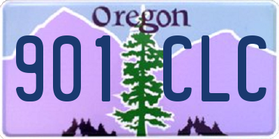 OR license plate 901CLC