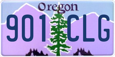 OR license plate 901CLG