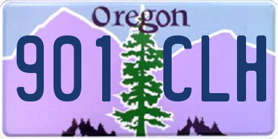 OR license plate 901CLH