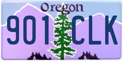 OR license plate 901CLK
