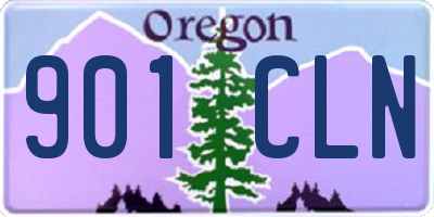 OR license plate 901CLN